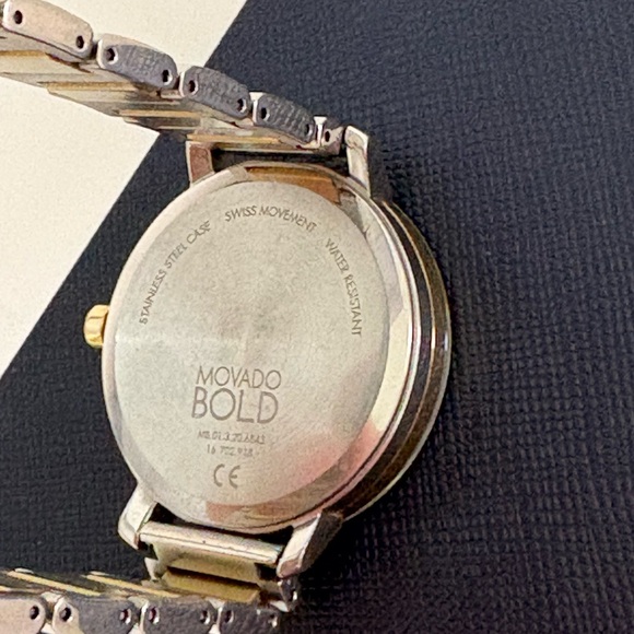 Movado Two-Tone Gold and Silver Watch - Picture 8 of 8
